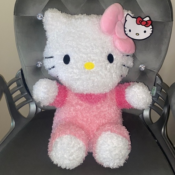 HELLO KITTY Plush Pillow Buddy Microfibre Sanrio Large Stuffed Animal - Picture 1 of 6